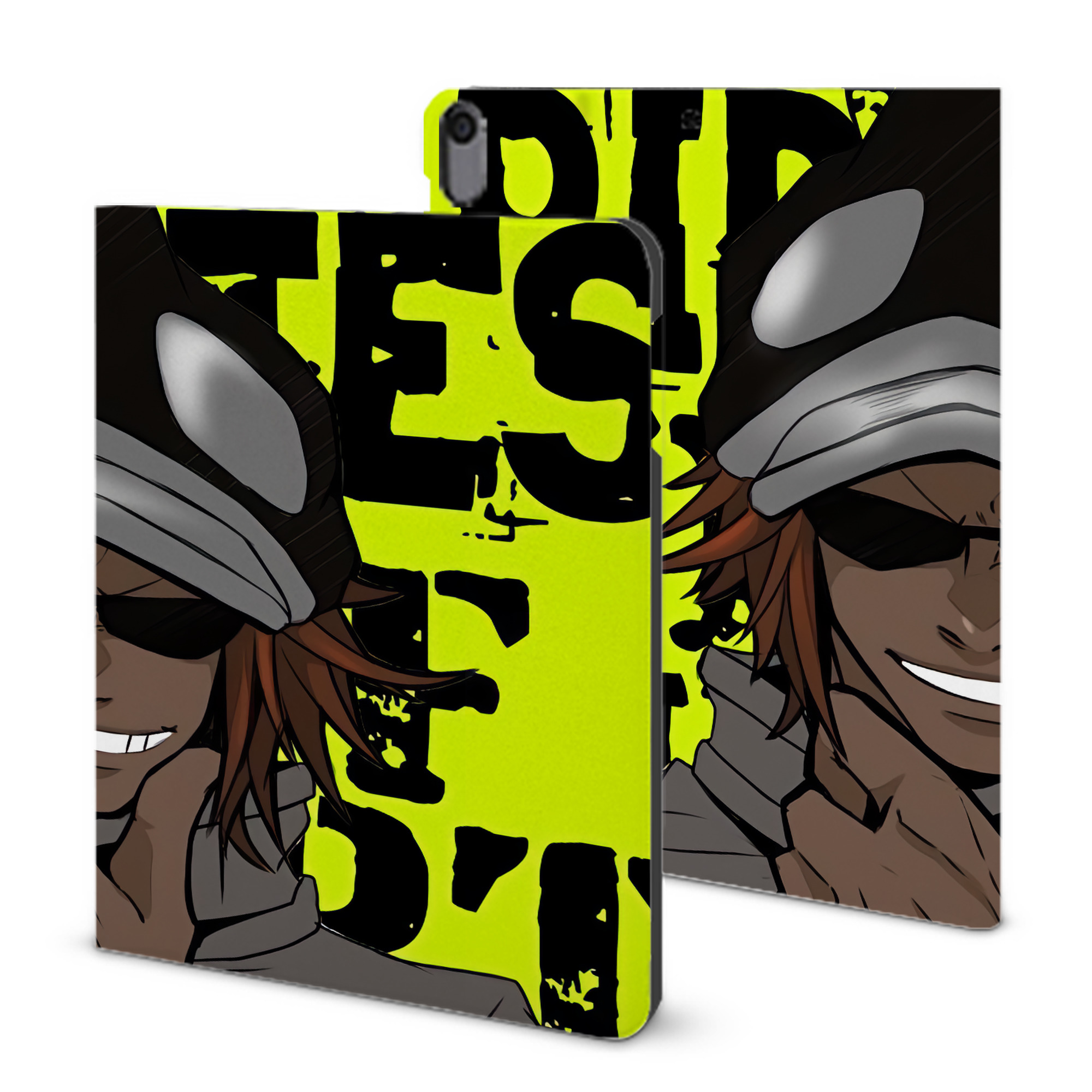 （画像用） ワンピース ONE PIECE IPad ケース ブック型 PUレザー TPU 耐衝撃 軽量 薄型 ペン収納なし 全面保護 IPad 各モデル対応